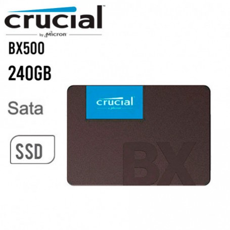 Crucial BX500 240GB DISCO SOLIDO SSD - INVERSIONES AURA PERU