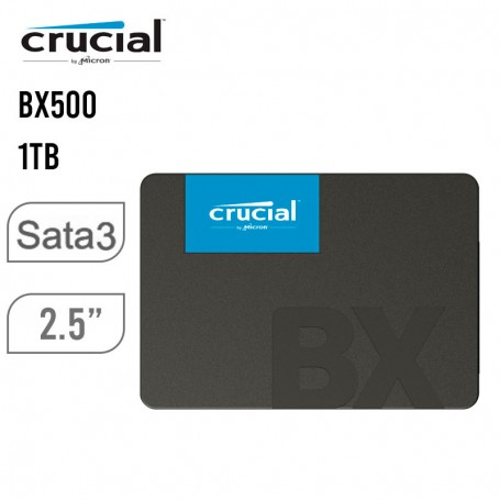 Crucial BX500 1TGB DISCO SOLIDO SSD - INVERSIONES AURA PERU