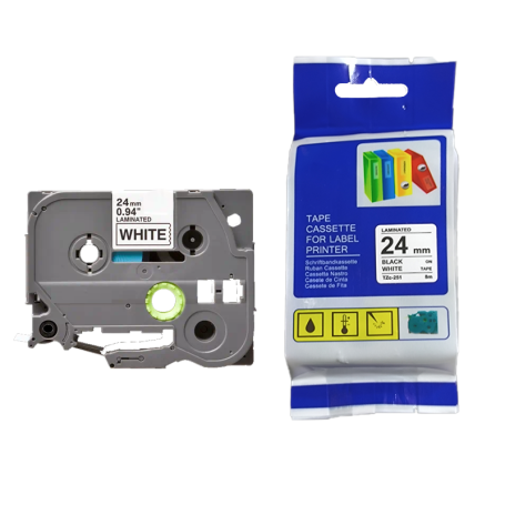 Cinta Compatible Para Rotuladora Brother 24mm TZc251 - Aura