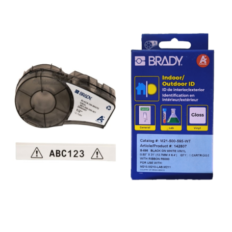 BRADY M21-500-595-WT ETIQUETAS DE VINYL ADHESIVO 12.7MM - AURA