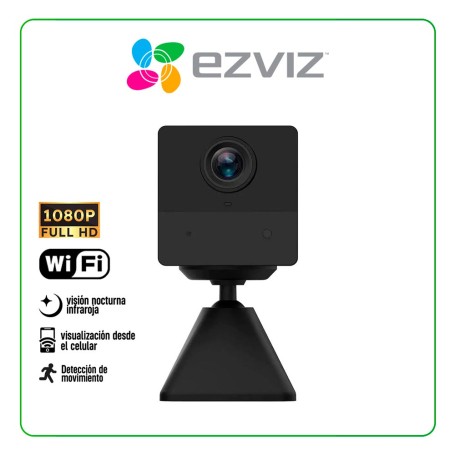 CÁMARA EZVIZ BC2 CON BATERÍA RECARGABLE / WIFI / 2MP / FHD / VISIÓN INFRAROJA / DETECCIÓN DE MOVIMIENTO / BASE MAGNÉTICA