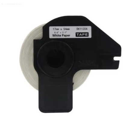 CINTA DK11204 DE 17MM X 54MM 400 ETIQUETAS PRECORTADAS