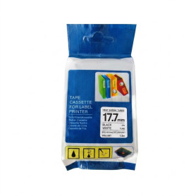 CINTA TUBOTERMOCONTARIBLE COMPATIBLE HSC-241 NEGRO SOBRE BLANCO 17.7MM