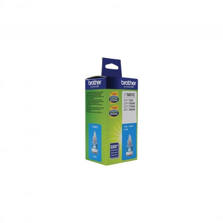 Botella de tinta brother Azul (cyan) BT5001C para impresoras