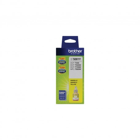 Botella de tinta brother Amarillo (Yellow) BT5001Y para impresoras