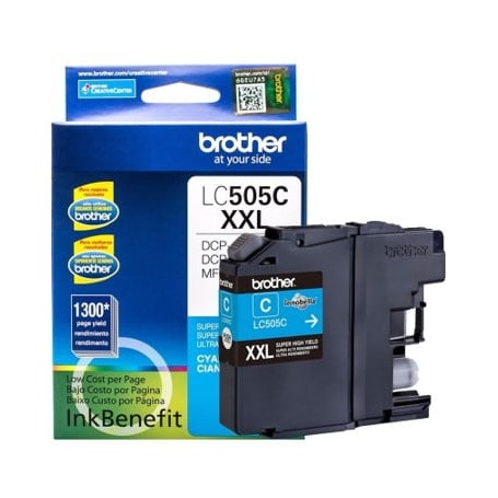 CARTUCHO BROTHER TINTA LC505C PARA IMPRESORA SERIE J