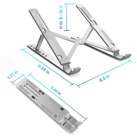 Soporte para portátil, soporte ajustable para portátil con