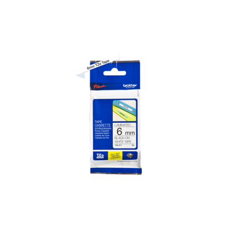 Cinta para Rotuladora BROTHER TZE-211 | TZE211 |TZ211 de 6 milímetros