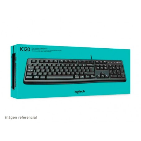 TECLADO LOGITECH K120 USB ALAMBRICO - INVERSIONES AURA