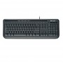 Teclado Microsoft Wired 600, USB, Español, Negro - INVERSIONES AURA