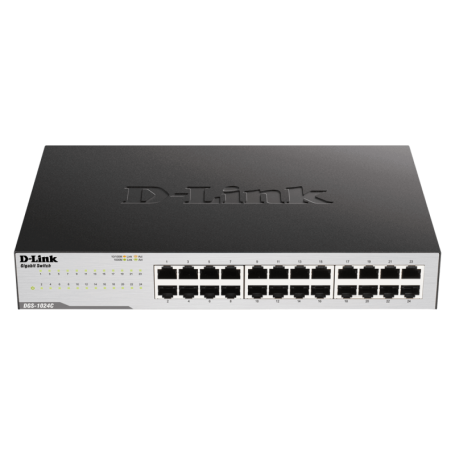 D-LINK SWITCH DE 24 PUERTOS GIGABIT NO ADMINISTRABLE DGS-1024C - AURA PERU