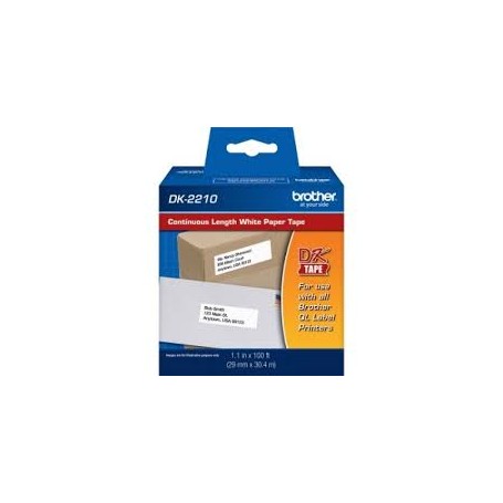 CINTA BROTHER DK-2210 DE 29MM PARA ETIQUETADORAS - AURA PERU