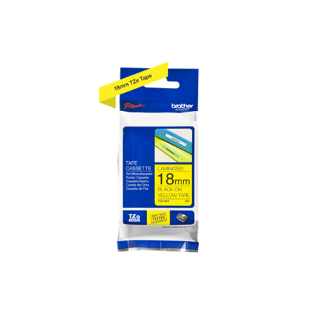 Cinta para Rotuladora BROTHER TZE-641 | TZE641 |TZ641 de 18 milímetros