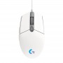 MOUSE LOGITECH G203 GAMING LIGHTSYNC OPTICAL 8000 DPI RGB WHITE - AURA
