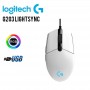 MOUSE LOGITECH G203 GAMING LIGHTSYNC OPTICAL 8000 DPI RGB WHITE - AURA