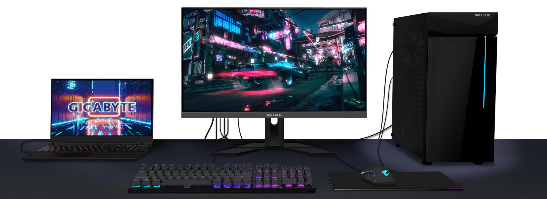 monitores gaming gigabyte  inversiones aura 